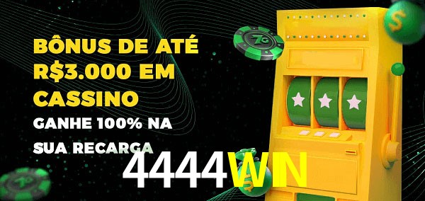 4444WIN melhor bônus de depósito